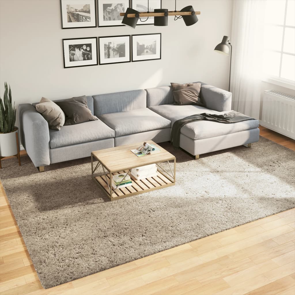 Vidaxl Teppich Istan Langer Pfahl glänzend 240x340 cm Beige