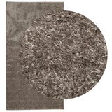 Vidaxl rug istan héije Pile glänzend 80x150 cm Grau