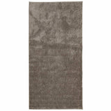 Viaxl tapis Istan pour un tas haut de pile brillant 100x200 cm gris