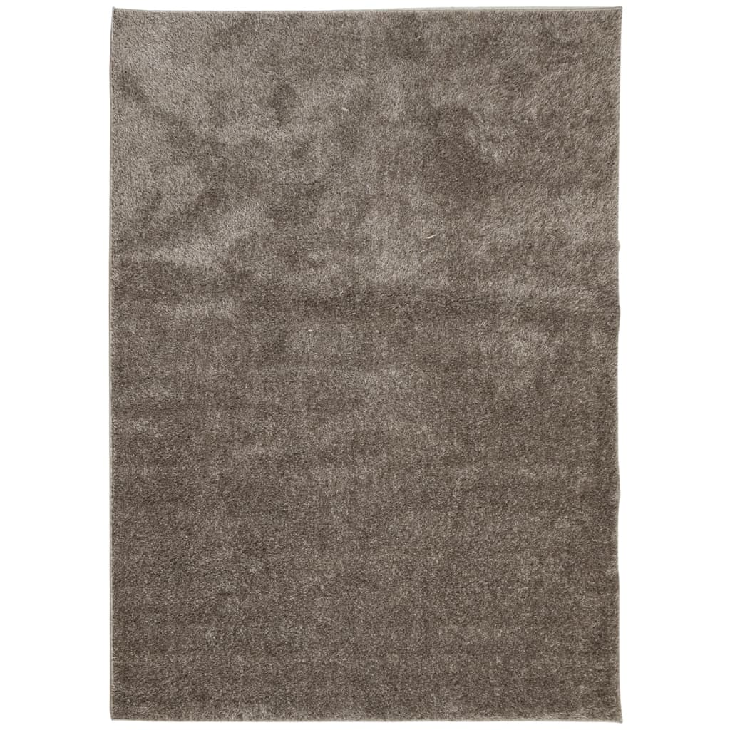 VidaXL rug Istan long pile glossy 200x280 cm gray