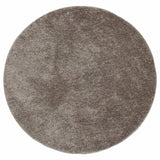 VidaXL rug Istan for high pile glossy Ø 120 cm gray