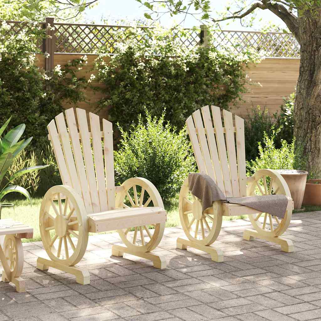 Vidaxl tuinstoelen 2 st adirondack massief vurenhout