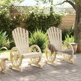 Vidaxl tuinstoelen 2 st adirondack massief vurenhout