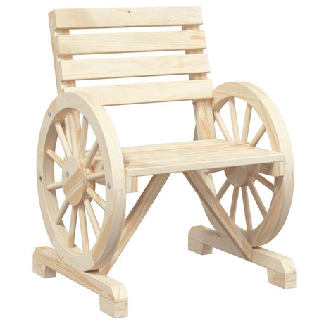 Vidaxl tuinstoel 58x58x78,5 cm massief vurenhout