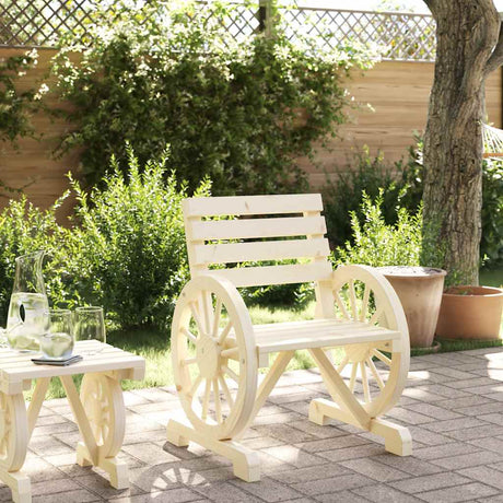 Vidaxl tuinstoel 58x58x78,5 cm massief vurenhout