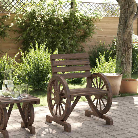 Vidaxl tuinstoel 58x58x78,5 cm massief vurenhout