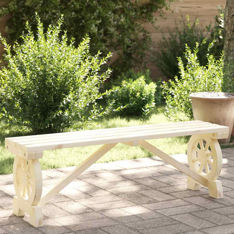 Vidaxl tuinbank 115 cm massief vurenhout
