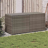 Vidaxl tuinbox 283 l poly rattan grijs