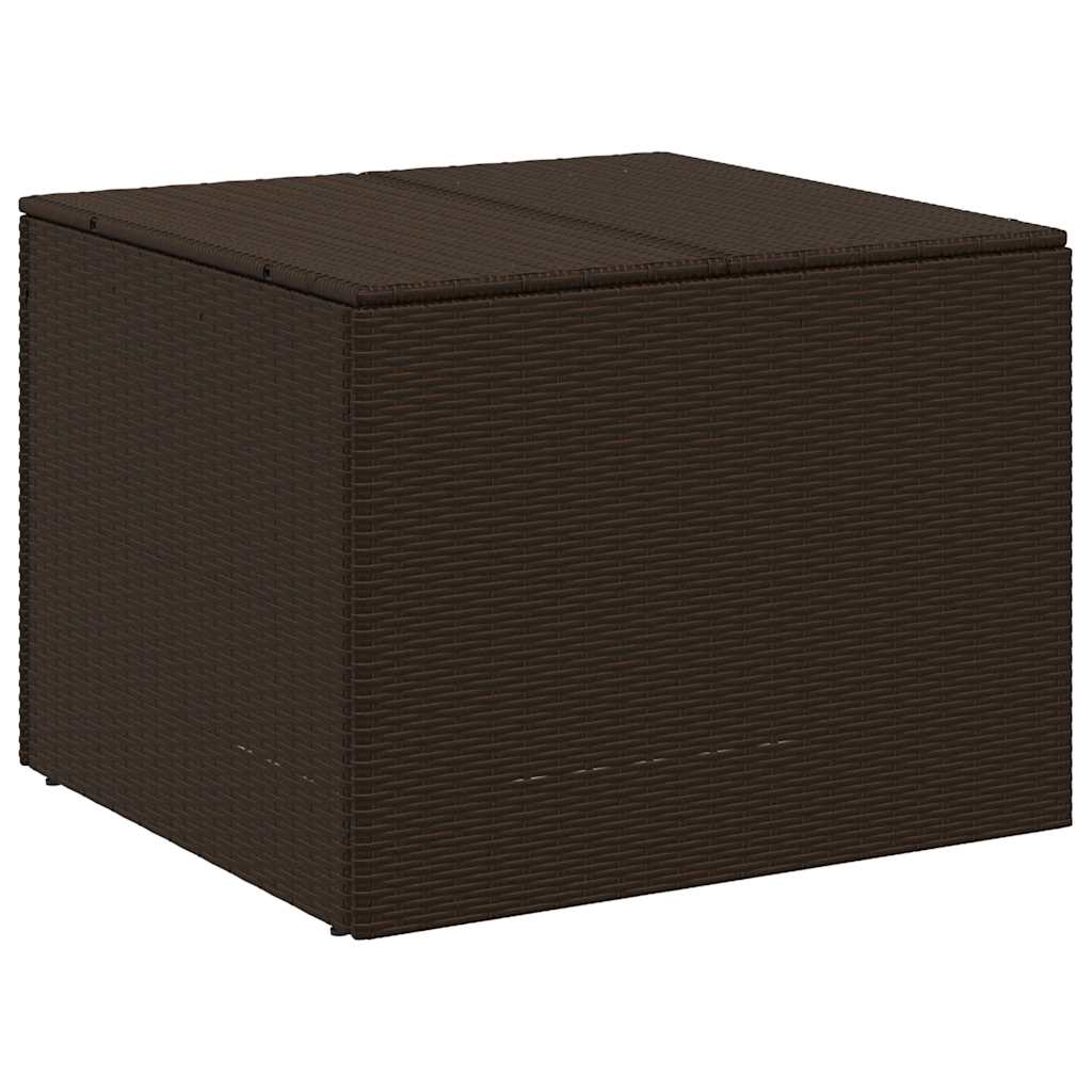 Vidaxl tuinbox 291 l poly rattan bruin