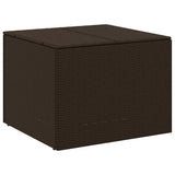 Vidaxl tuinbox 291 l poly rattan bruin