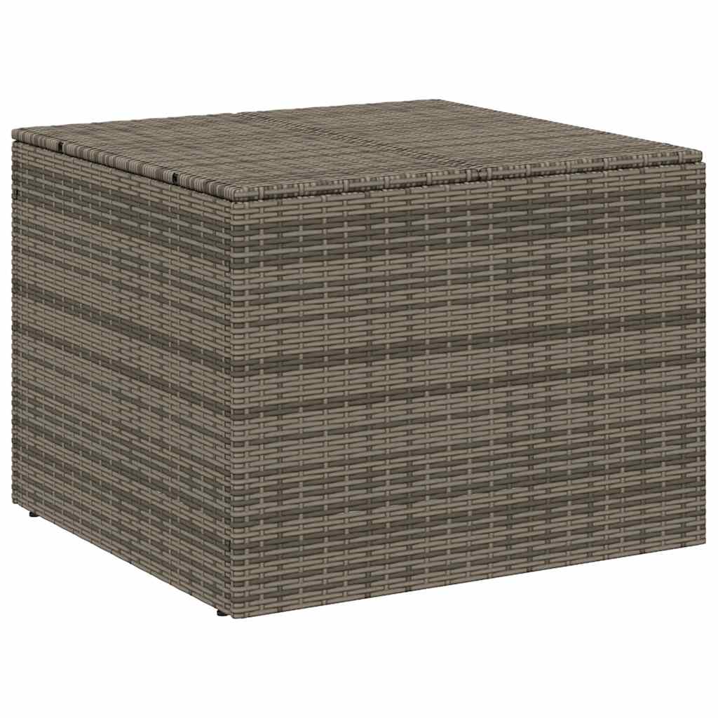Vidaxl tuinbox 291 l poly rattan grijs