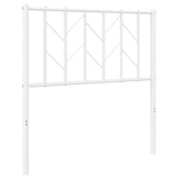 Vidaxl vervangend hoofdbord 80 cm metaal wit