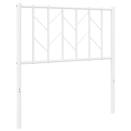 Vidaxl vervangend hoofdbord 80 cm metaal wit