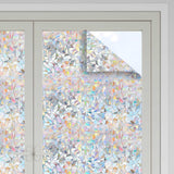 Vidaxl raamfolies 5 st mat 3d regenboogpatroon pvc