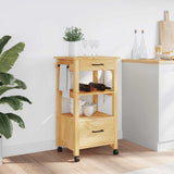 Vidaxl keukentrolley monza 48x40x88,5 cm massief grenenhout