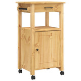 Vidaxl keukentrolley monza 48x40x88,5 cm massief grenenhout
