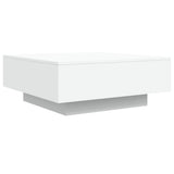 Vidaxl salontafel 80x80x31 cm spaanplaat wit