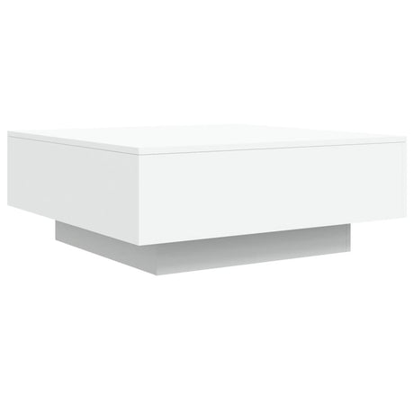 Vidaxl salontafel 80x80x31 cm spaanplaat wit