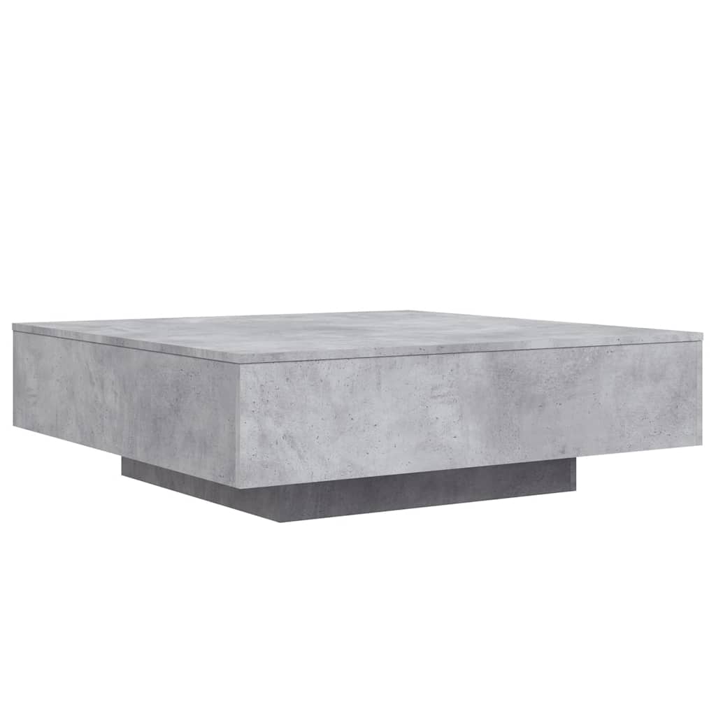 Vidaxl salontafel 100x100x31 cm bewerkt hout betongrijs