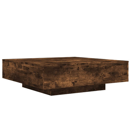 Vidaxl salontafel 100x100x31 cm bewerkt hout gerookt eikenkleurig
