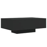 Vidaxl salontafel met led-verlichting 85x55x31 cm zwart