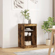 Vidaxl dressoir met led-verlichting 41x37x67 cm gerookt eikenkleurig