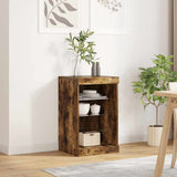 Vidaxl dressoir met led-verlichting 41x37x67 cm gerookt eikenkleurig