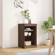 Vidaxl dressoir met led-verlichting 41x37x67 cm bruin eikenkleur