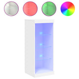Vidaxl dressoir met led-verlichting 41x37x100 cm wit