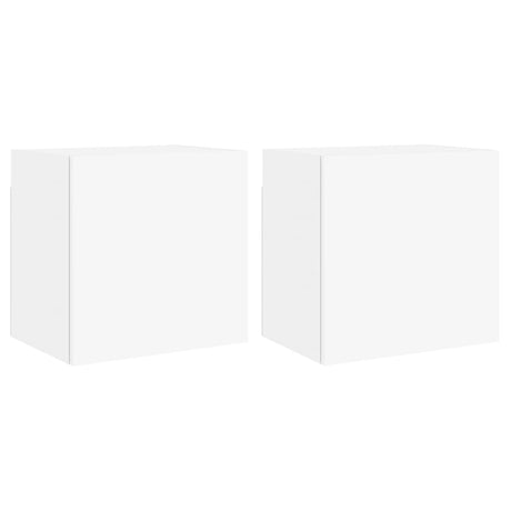 Vidaxl tv-wandmeubels 2 st 40,5x30x40 cm bewerkt hout wit
