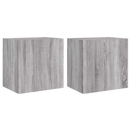 Vidaxl tv-wandmeubels 2 st 40,5x30x40 cm hout grijs sonoma