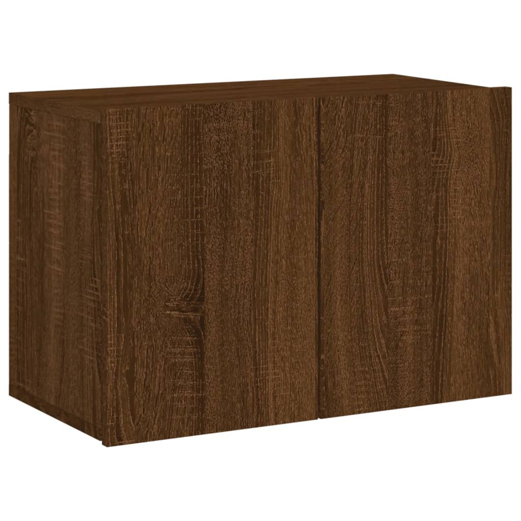 Vidaxl tv-meubel wandgemonteerd 60x30x41 cm bruin eikenkleur