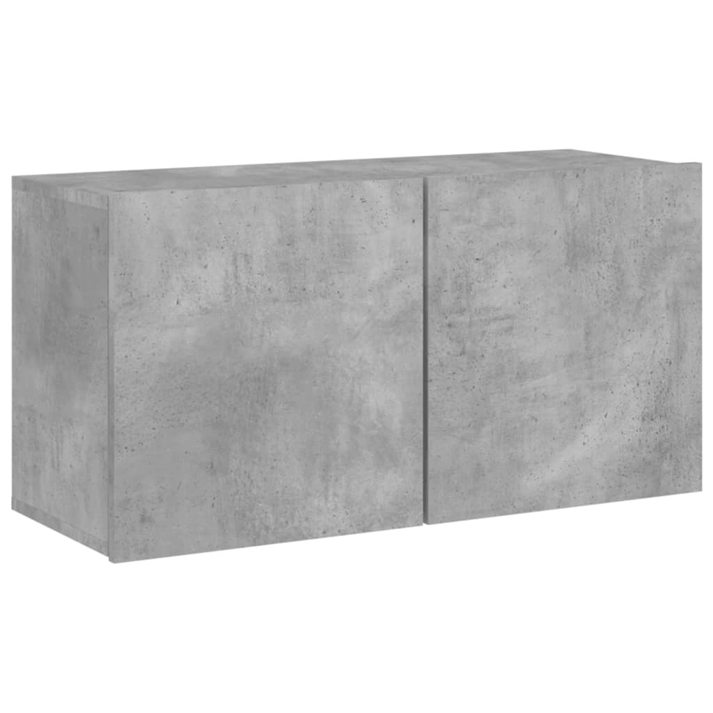 Vidaxl tv-meubel wandgemonteerd 80x30x41 cm betongrijs