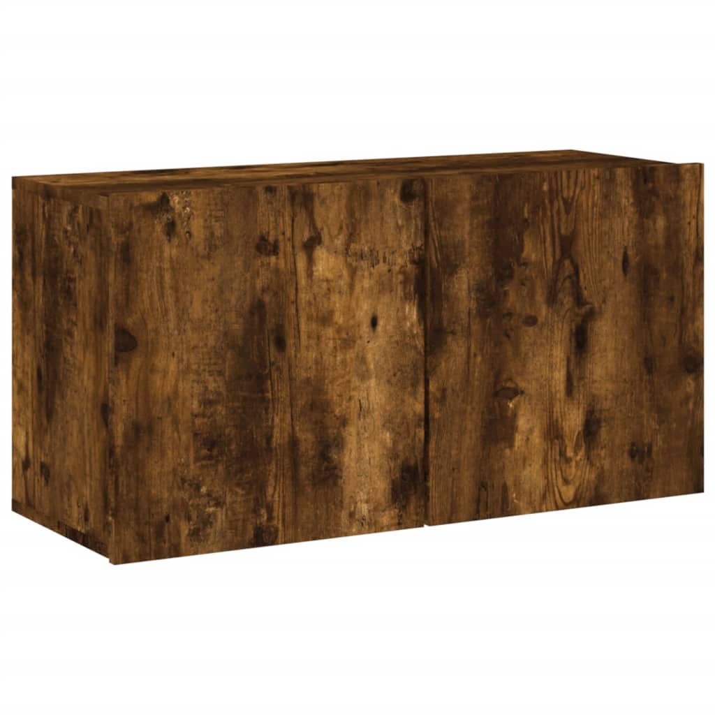 Vidaxl tv-meubel wandgemonteerd 80x30x41 cm gerookt eikenkleurig