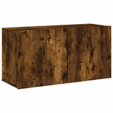 Vidaxl tv-meubel wandgemonteerd 80x30x41 cm gerookt eikenkleurig