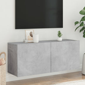Vidaxl tv-meubel wandgemonteerd 100x30x41 cm betongrijs