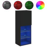 Vidaxl tv-meubel met led-verlichting 40,5x30x102 cm zwart