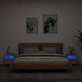 Vidaxl tv-wandmeubels met led 2 st 40x30x40 cm sonoma eikenkleurig