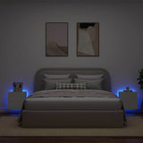 Vidaxl tv-wandmeubelen met led-verlichting 2 st 40,5x35x40 cm wit