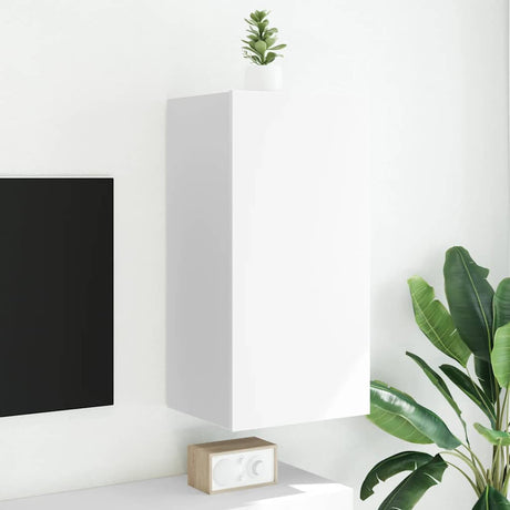 Vidaxl tv-wandmeubel met led-verlichting 40,5x35x80 cm wit