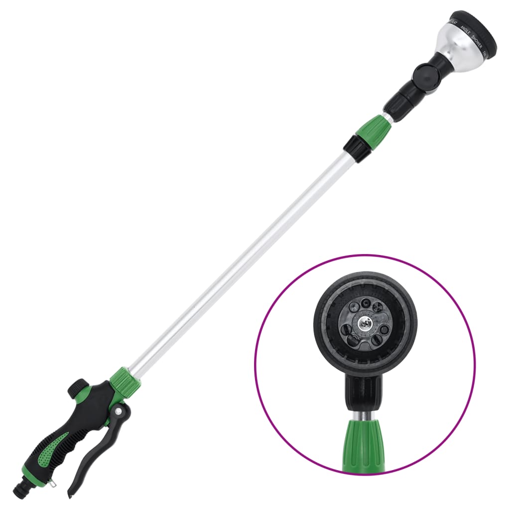 Vidaxl Spruit lans telescopic with 10 patterns of 75-110 cm