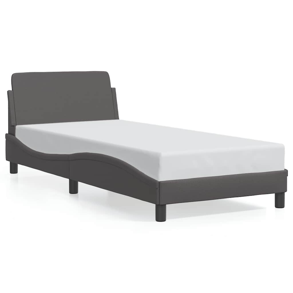 Vidaxl bedframe dover kunstleer grijs 80x200 cm