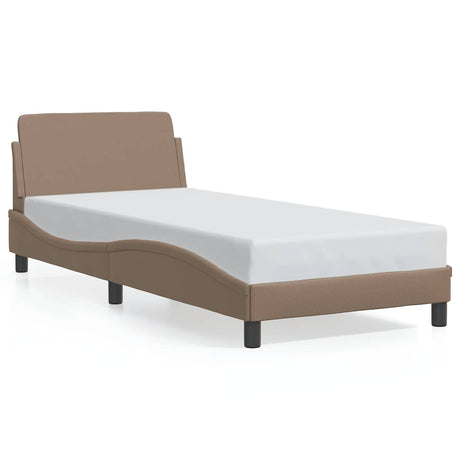 Vidaxl bedframe dover kunstleer cappucinnokleurig 80x200 cm