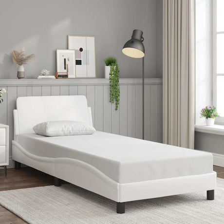 Vidaxl bedframe dover kunstleer wit 90x190 cm