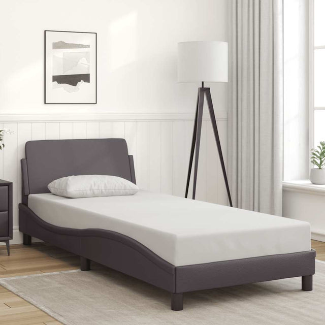 Vidaxl bedframe dover kunstleer grijs 90x190 cm