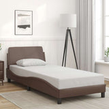 Vidaxl bedframe dover kunstleer bruin 90x200 cm