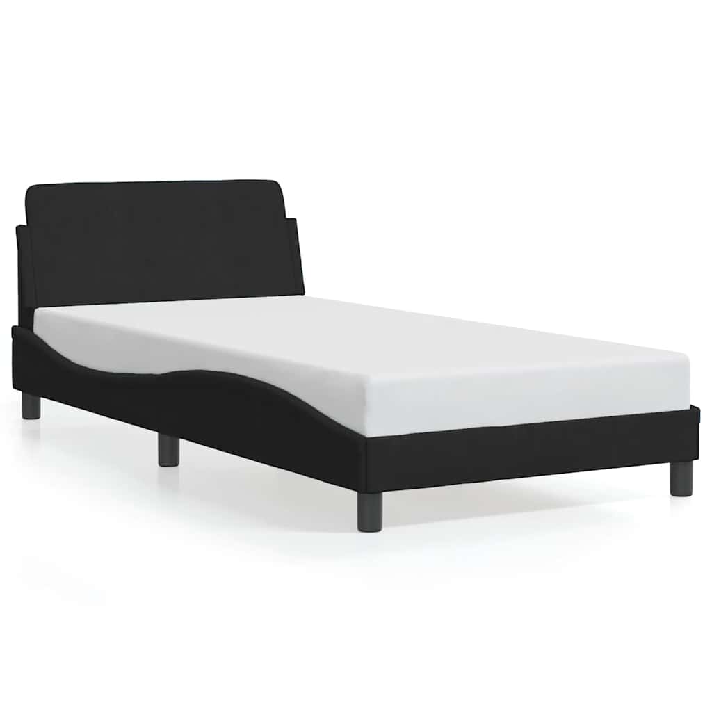 Vidaxl bedframe dover 100x200 cm fluweel zwart