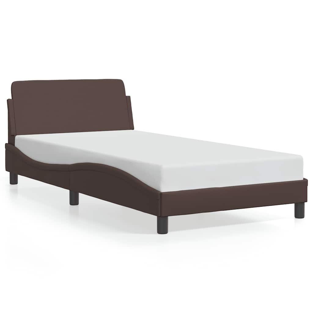 Vidaxl bedframe dover kunstleer bruin 100x200 cm