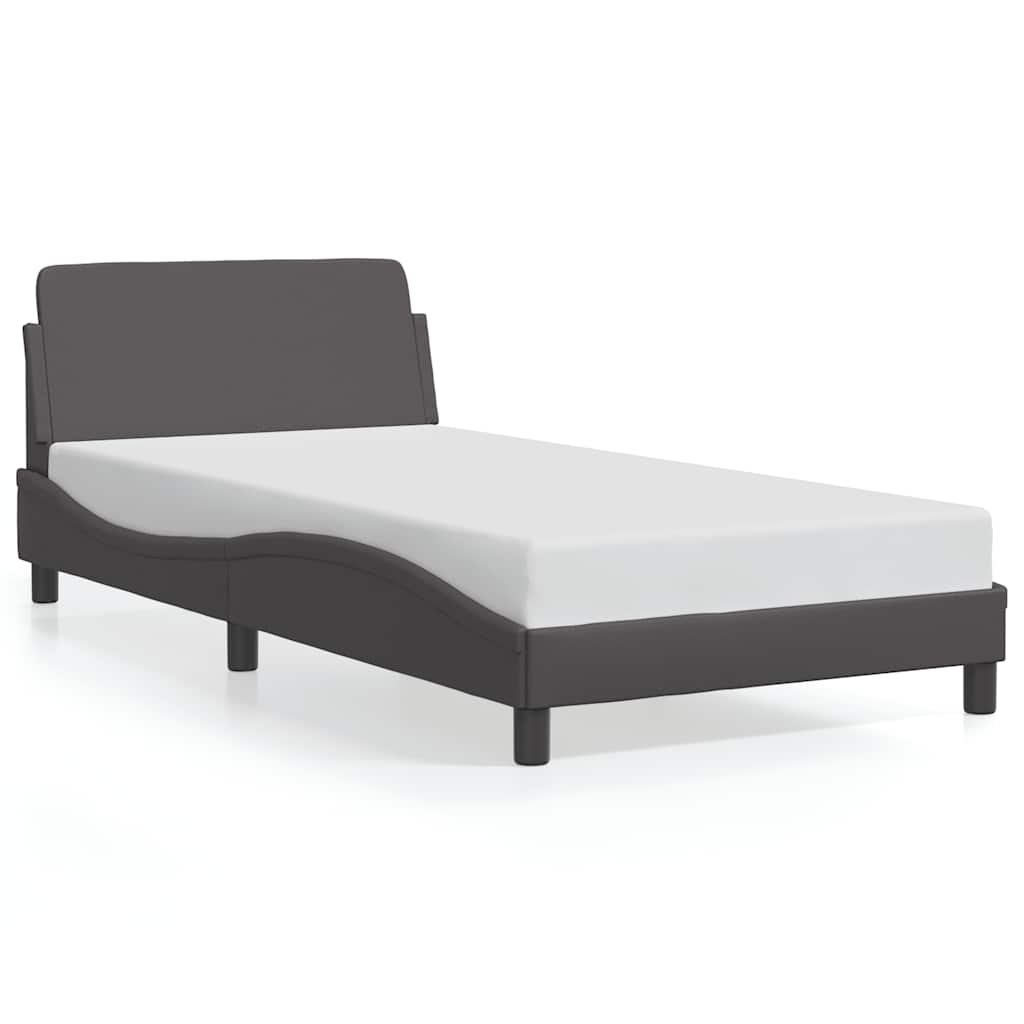 Vidaxl bedframe dover kunstleer grijs 100x200 cm
