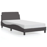 Vidaxl bedframe dover kunstleer grijs 100x200 cm